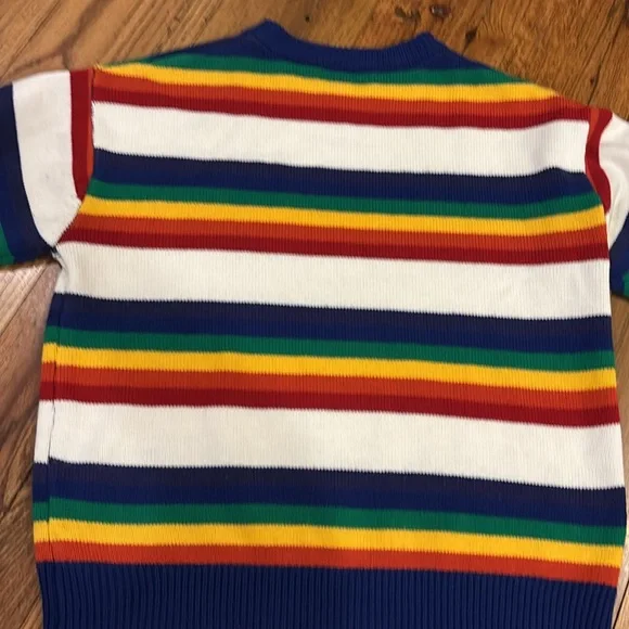 HEY HENRY Rainbow Striped Long Sleeve Sweater - Picture 6 of 8